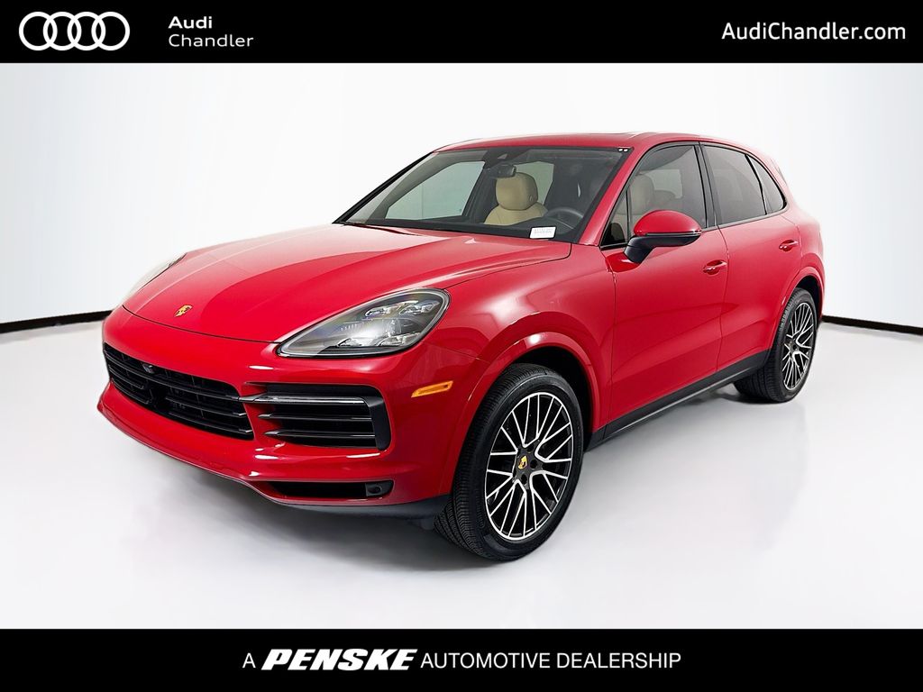 Carmine Red 2021 Porsche Cayenne SUV / Crossover All-Wheel Drive 8-Speed Automatic