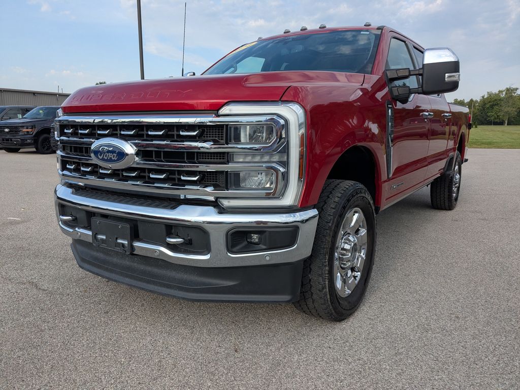 Red Metallic 2024 Ford F-250 Super Duty Pickup Truck Four-Wheel Drive Automatic