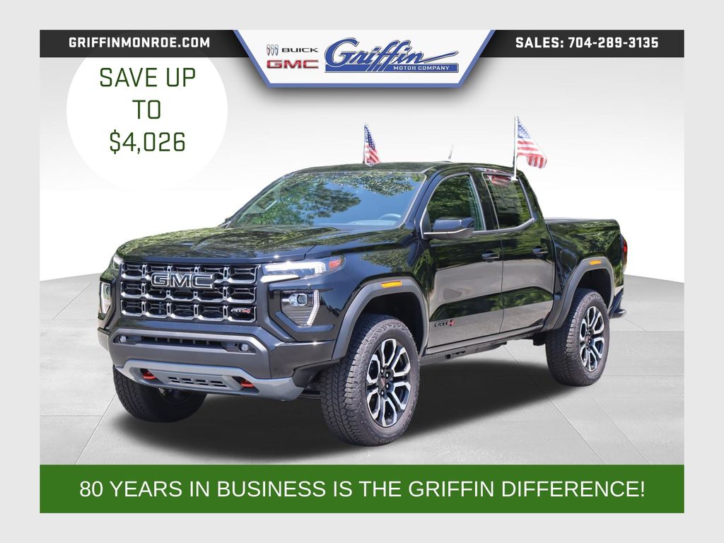 Onyx Black 2026 GMC Canyon Pickup Truck Four-Wheel Drive 8-Speed Automatic