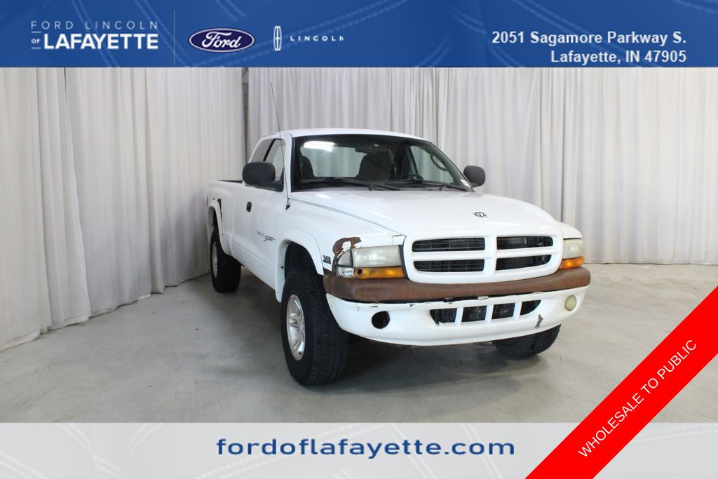 Bright White Clearcoat 2000 Dodge Dakota Pickup Truck