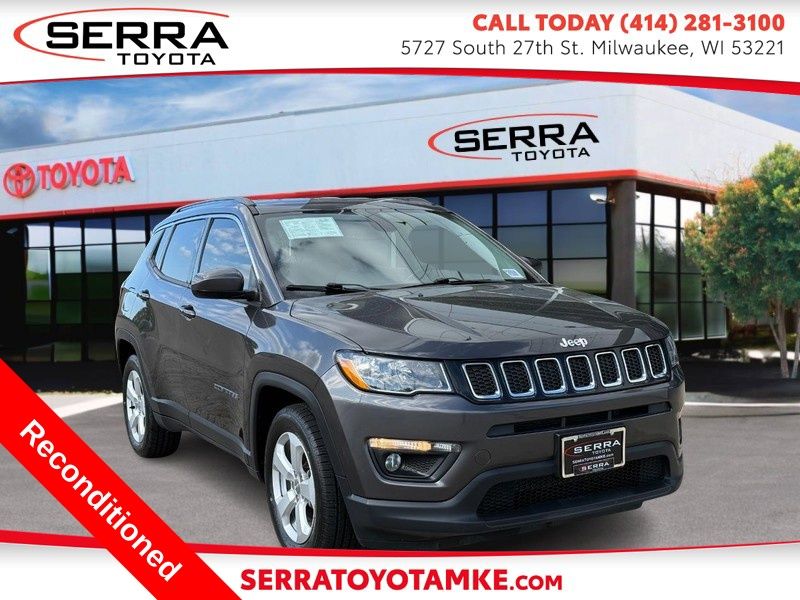 Gray (Granite Crystal Metallic Clearcoat) 2019 Jeep Compass Latitude FWD SUV / Crossover Front-Wheel Drive 6-Speed Automatic