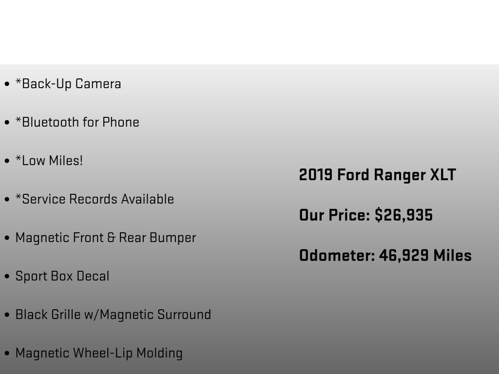 2019 Ford Ranger XLT Silver at Phil Fitts Ford