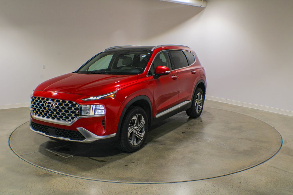 Calypso Red 2022 Hyundai Santa Fe SUV / Crossover All-Wheel Drive 8-Speed Automatic