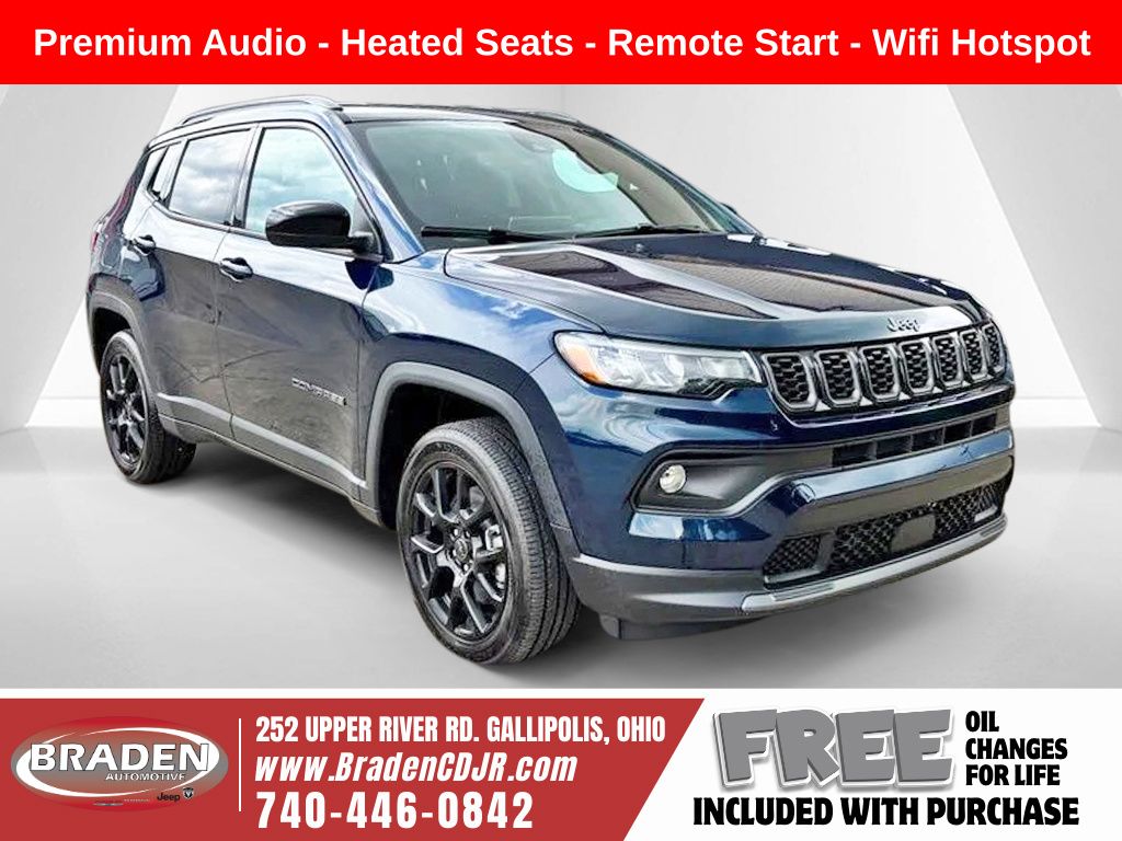 Fathom Blue Pearl Coat 2026 Jeep Compass SUV / Crossover Four-Wheel Drive 8-Speed Automatic