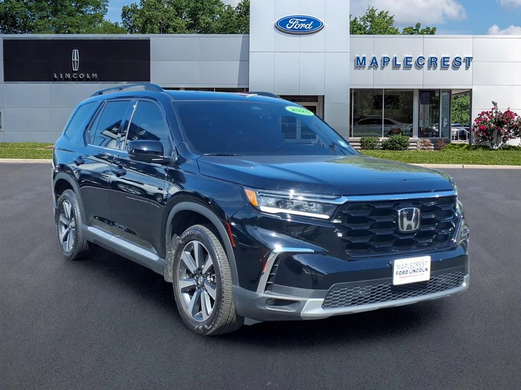 Crystal Black Pearl 2025 Honda Pilot SUV / Crossover All-Wheel Drive Automatic