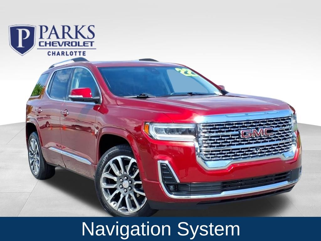 Cayenne Red 2022 GMC Acadia Denali AWD SUV / Crossover Four-Wheel Drive 9-Speed Automatic