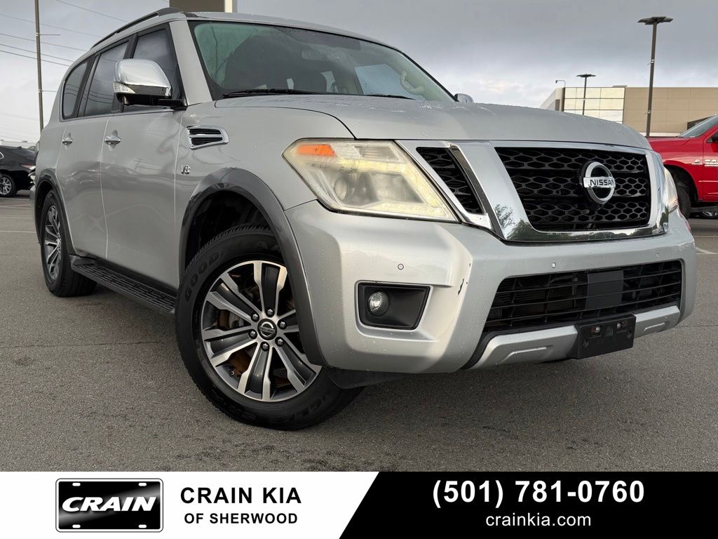 Brilliant Silver 2018 Nissan Armada SUV / Crossover Four-Wheel Drive 7-Speed Automatic