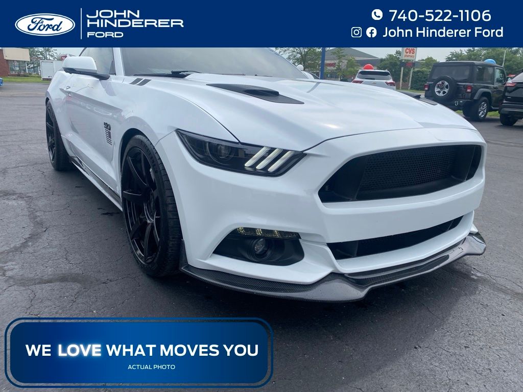 Oxford White 2015 Ford Mustang GT Premium Coupe RWD Coupe Rear-Wheel Drive 6-Speed Manual