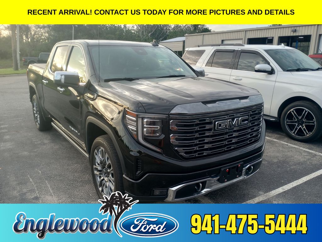 Onyx Black 2024 GMC Sierra 1500 Pickup Truck Four-Wheel Drive Automatic