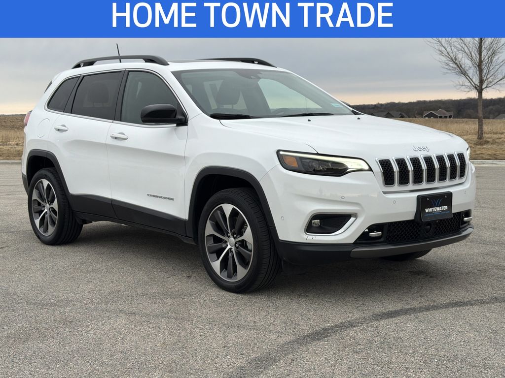 Bright White Clearcoat 2022 Jeep Cherokee Limited 4WD SUV / Crossover Four-Wheel Drive 9-Speed Automatic