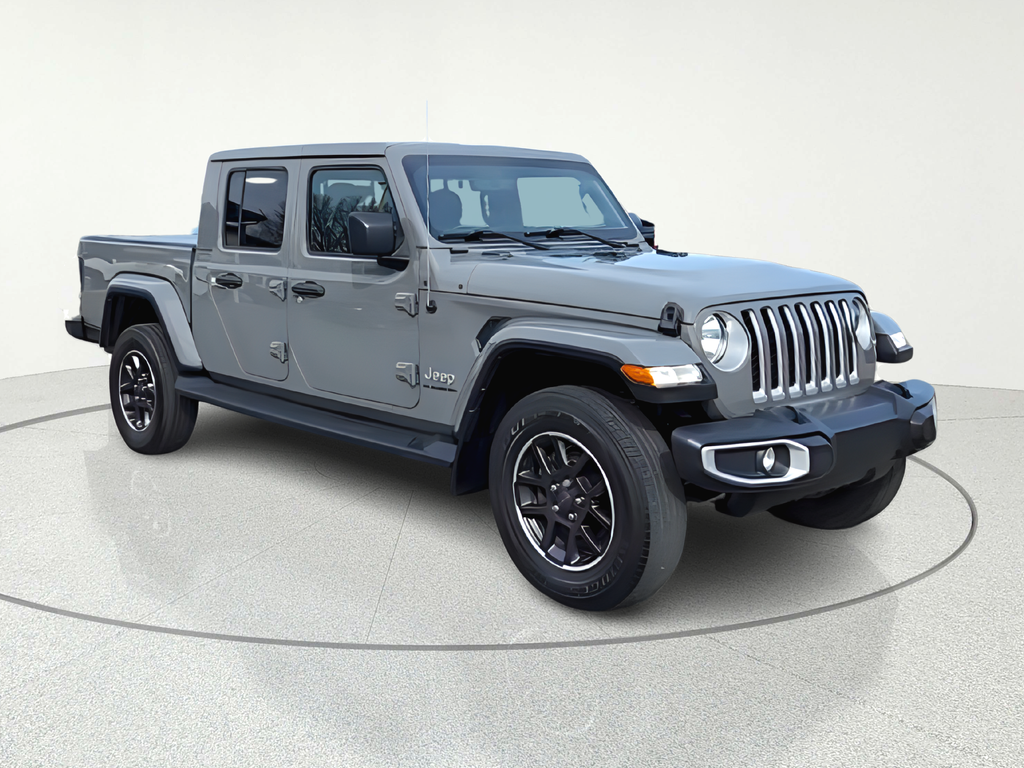 Sting-Gray Clearcoat 2021 Jeep Gladiator Overland Crew Cab 4WD Pickup Truck Four-Wheel Drive 8-Speed Automatic