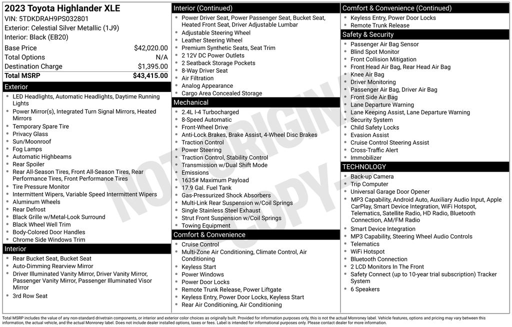 Used 2023 Toyota Highlander SUV