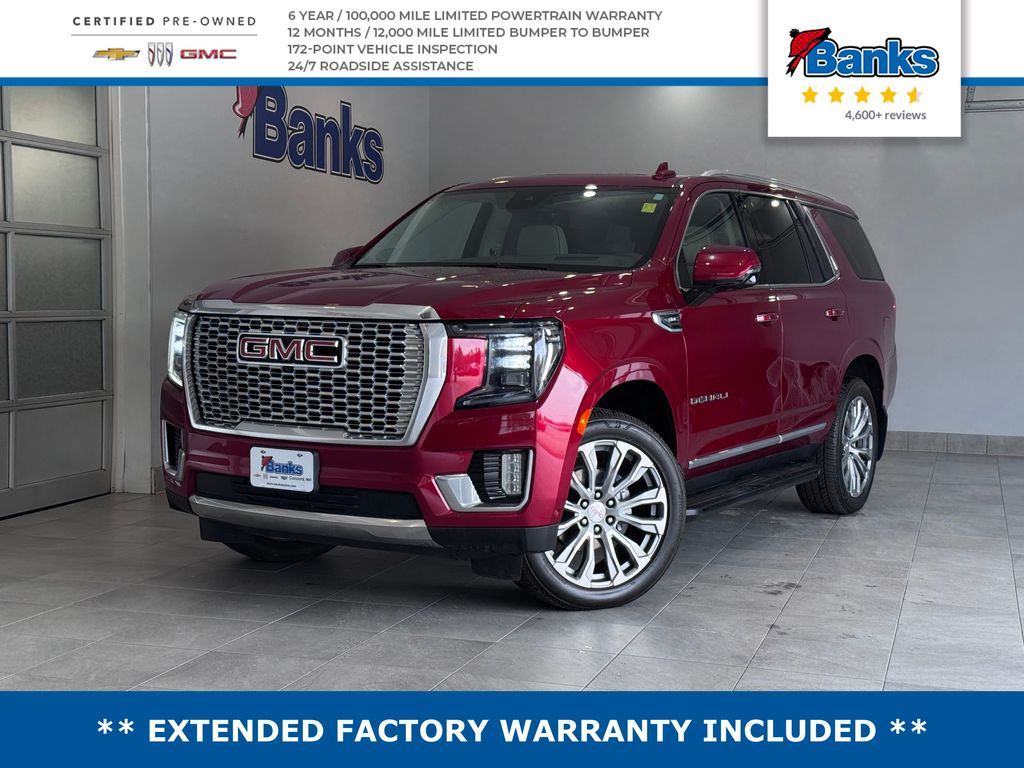 Volcanic Red 2023 GMC Yukon Denali 4WD SUV / Crossover Four-Wheel Drive