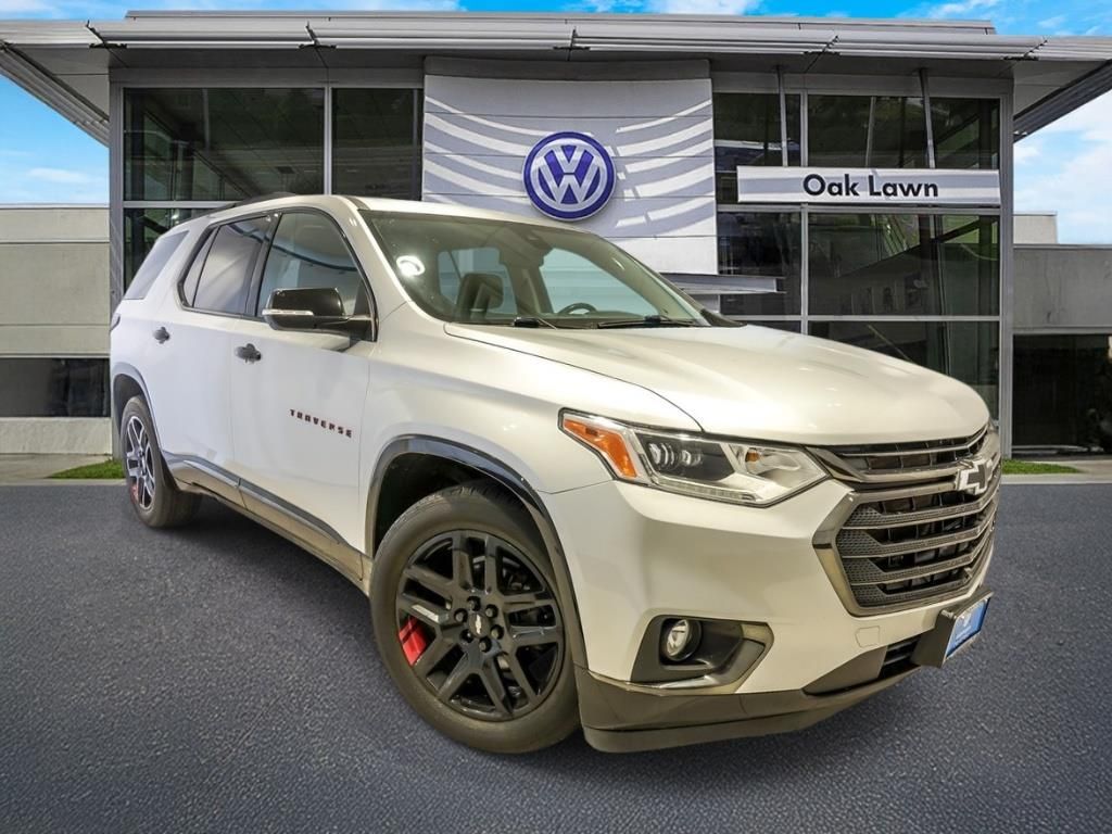 Silver Ice Metallic 2021 Chevrolet Traverse Premier AWD SUV / Crossover Four-Wheel Drive 9-Speed Automatic