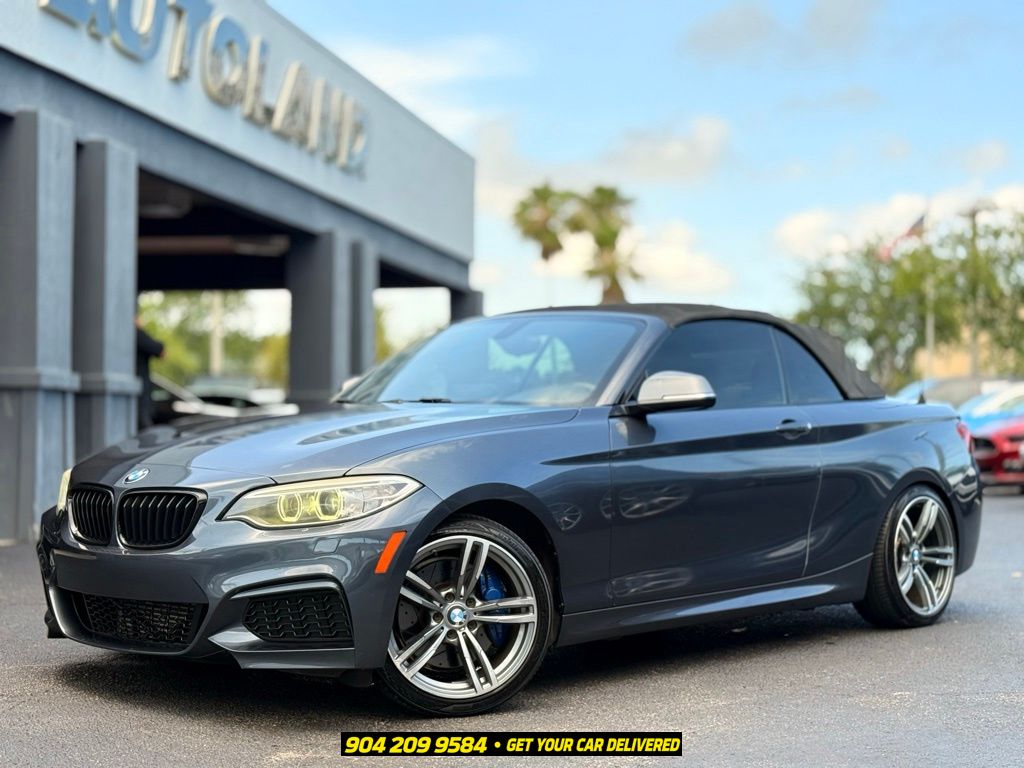 Mineral Gray Metallic 2015 BMW 2 Series Convertible Rear-Wheel Drive 8-Speed Automatic