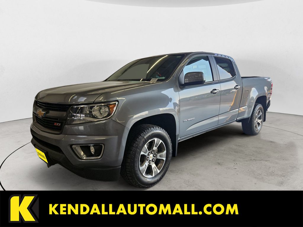 Gray (Steel Metallic) 2018 Chevrolet Colorado Pickup Truck Four-Wheel Drive 8-Speed Automatic