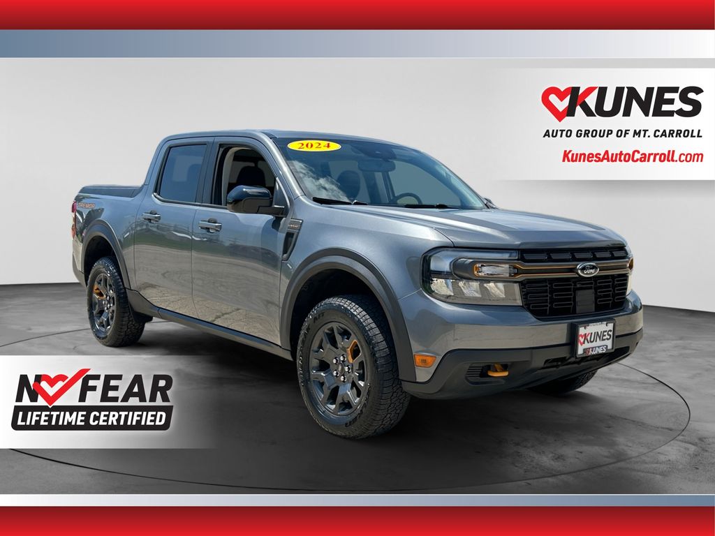 Gray Metallic 2024 Ford Maverick Pickup Truck All-Wheel Drive 8-Speed Automatic