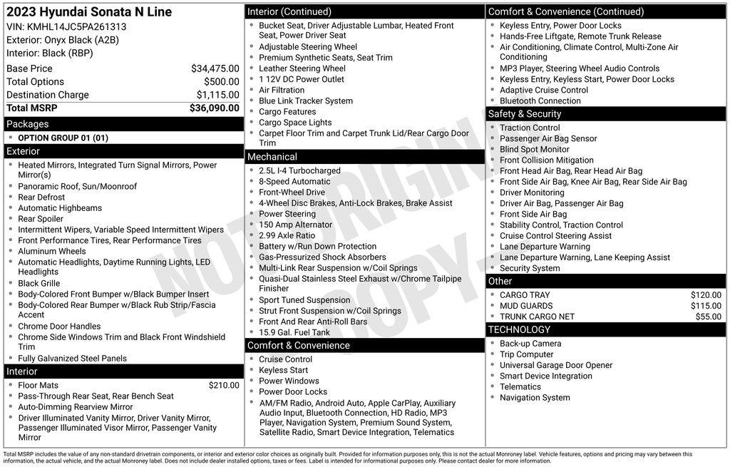 Certified Used 2023 Black Hyundai N Line image 27