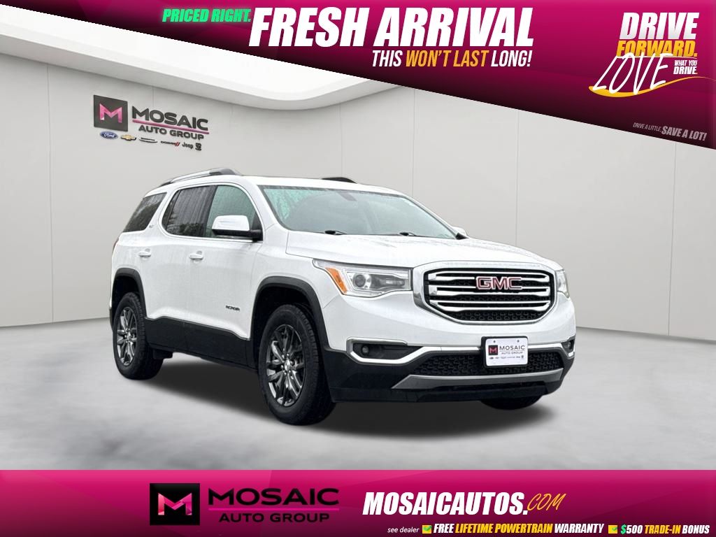 White Frost Tricoat 2018 GMC Acadia SUV / Crossover Four-Wheel Drive 6-Speed Automatic