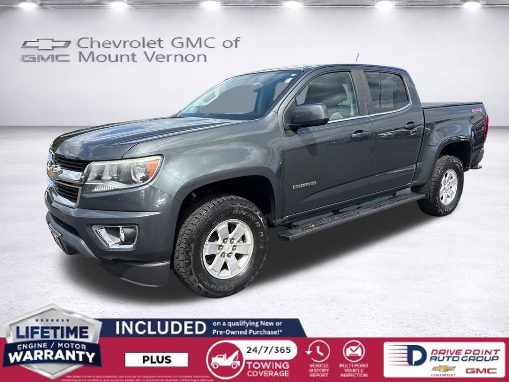 Cyber Gray Metallic 2017 Chevrolet Colorado Pickup Truck Four-Wheel Drive 8-Speed Automatic