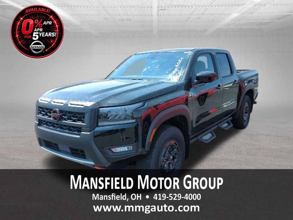 Super Black 2026 Nissan Frontier Pickup Truck Four-Wheel Drive 9-Speed Automatic Overdrive