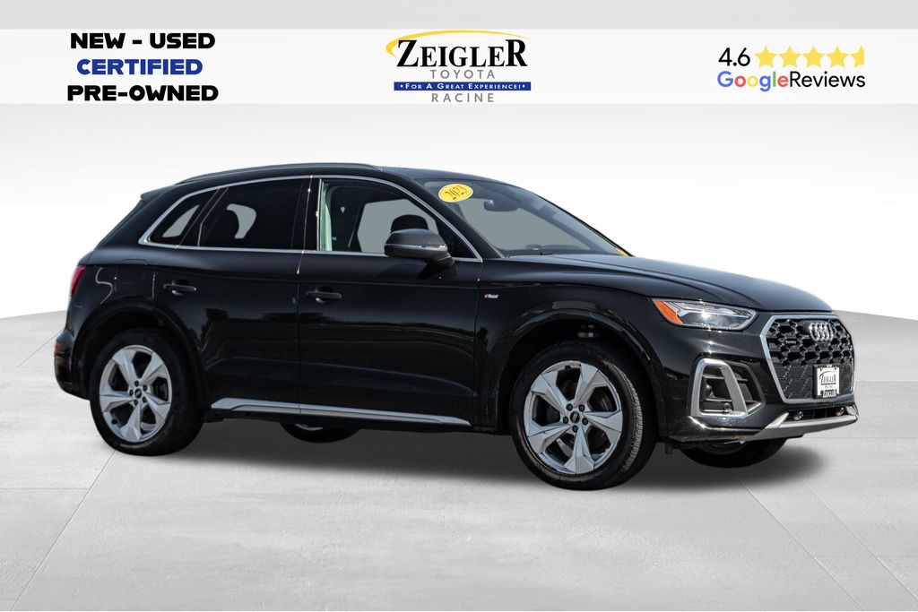 Black Metallic 2023 Audi Q5 SUV / Crossover All-Wheel Drive 7-Speed Automatic
