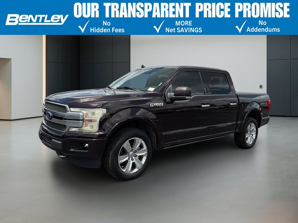 Magma Red 2018 Ford F-150 Pickup Truck Four-Wheel Drive Automatic