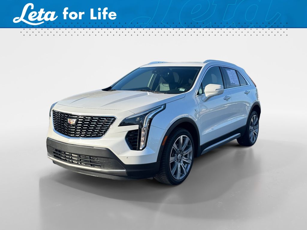 Crystal White Tricoat 2022 Cadillac XT4 Premium Luxury AWD SUV / Crossover Four-Wheel Drive 9-Speed Automatic