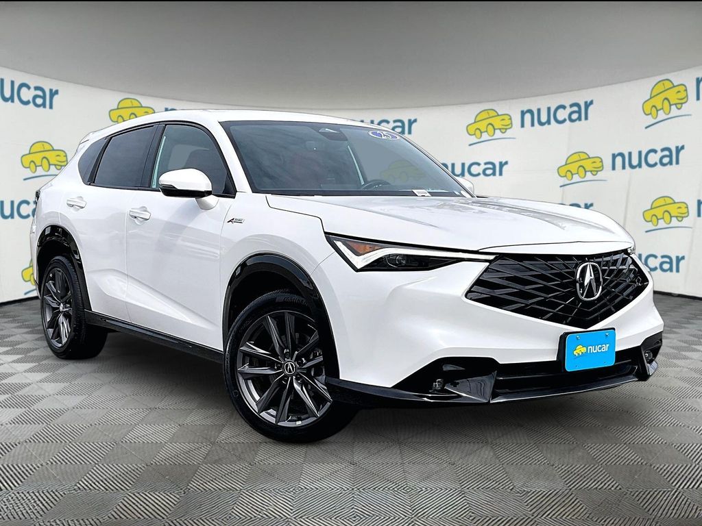 White 2025 Acura ADX SUV / Crossover All-Wheel Drive Continuously Variable Transmission