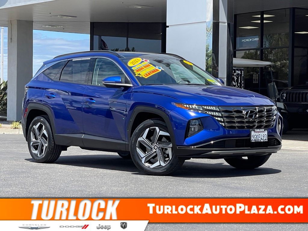Intense Blue 2023 Hyundai Tucson SUV / Crossover All-Wheel Drive 8-Speed Automatic