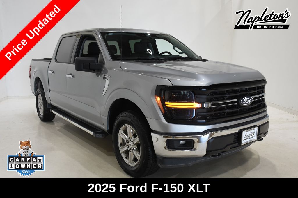Iconic Silver Metallic 2025 Ford F-150 Pickup Truck Four-Wheel Drive Automatic