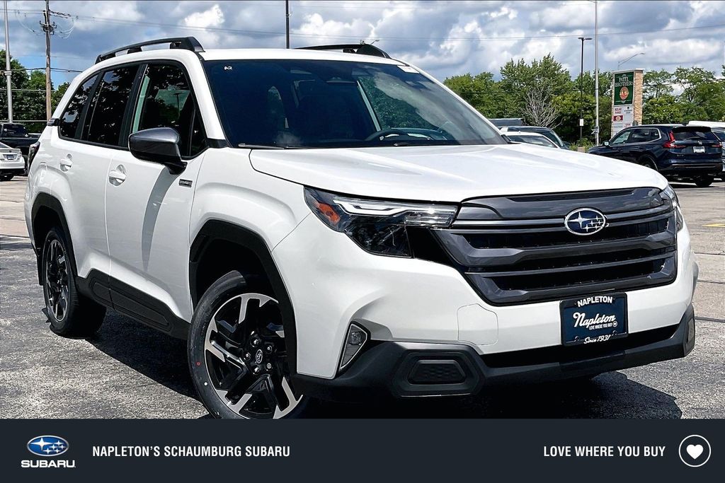 White 2026 Subaru Forester Hybrid SUV / Crossover All-Wheel Drive Continuously Variable Transmission
