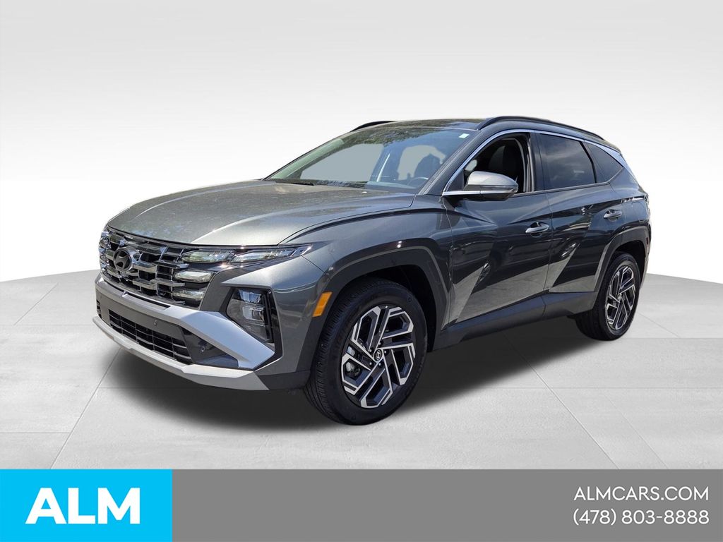 Amazon Gray 2025 Hyundai Tucson Hybrid Limited AWD SUV / Crossover All-Wheel Drive 6-Speed Automatic