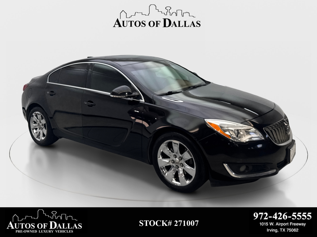 Black Onyx 2015 Buick Regal Sedan Front-Wheel Drive 6-Speed Automatic