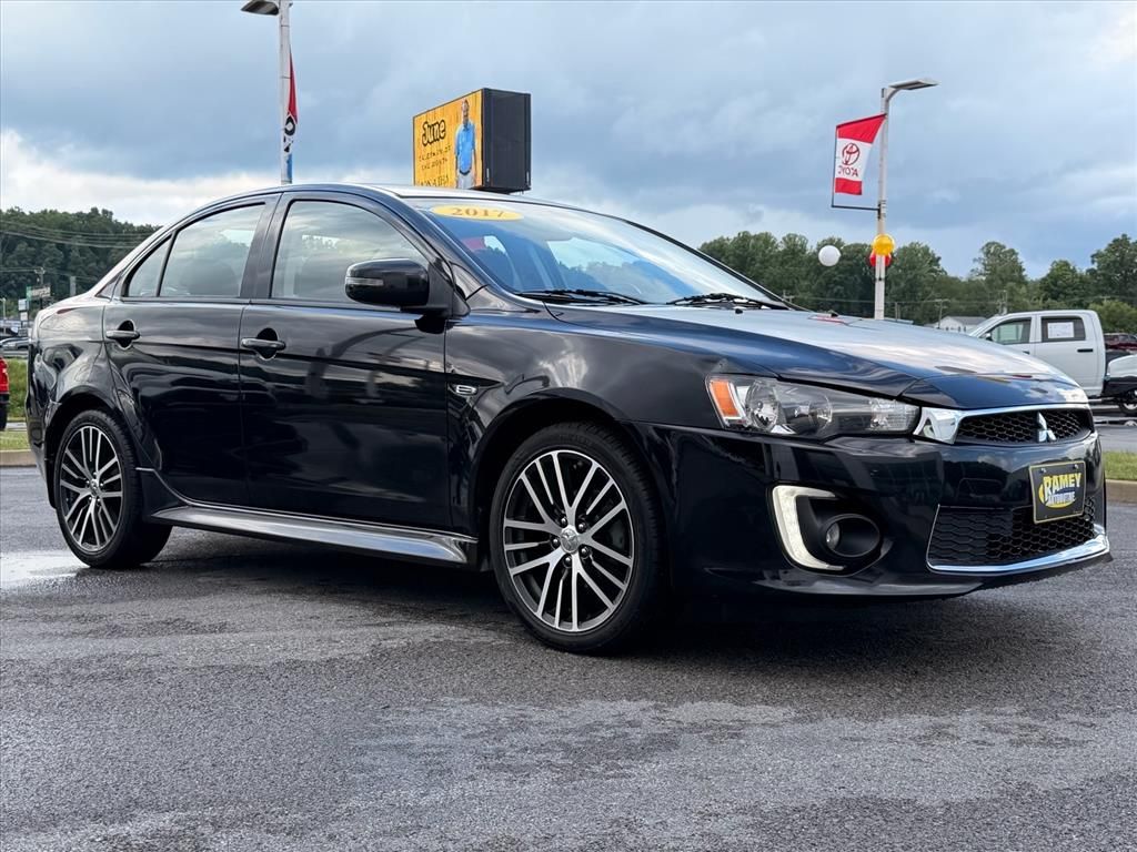 Labrador Black Pearl 2017 Mitsubishi Lancer Sedan All-Wheel Drive Continuously Variable Transmission