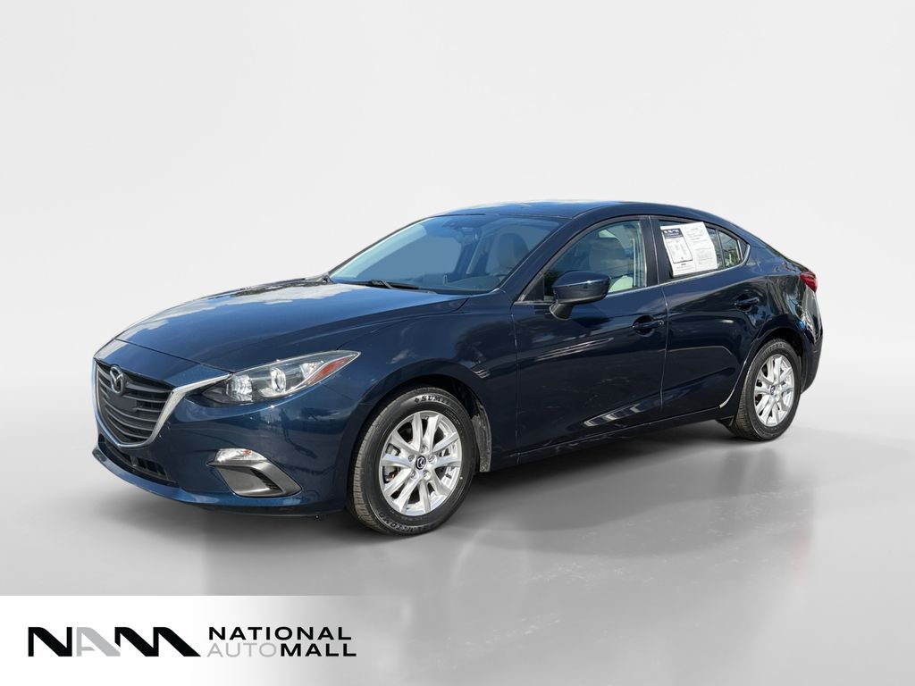 Deep Crystal Blue Mica 2016 Mazda MAZDA3 Sedan Front-Wheel Drive 6-Speed Automatic