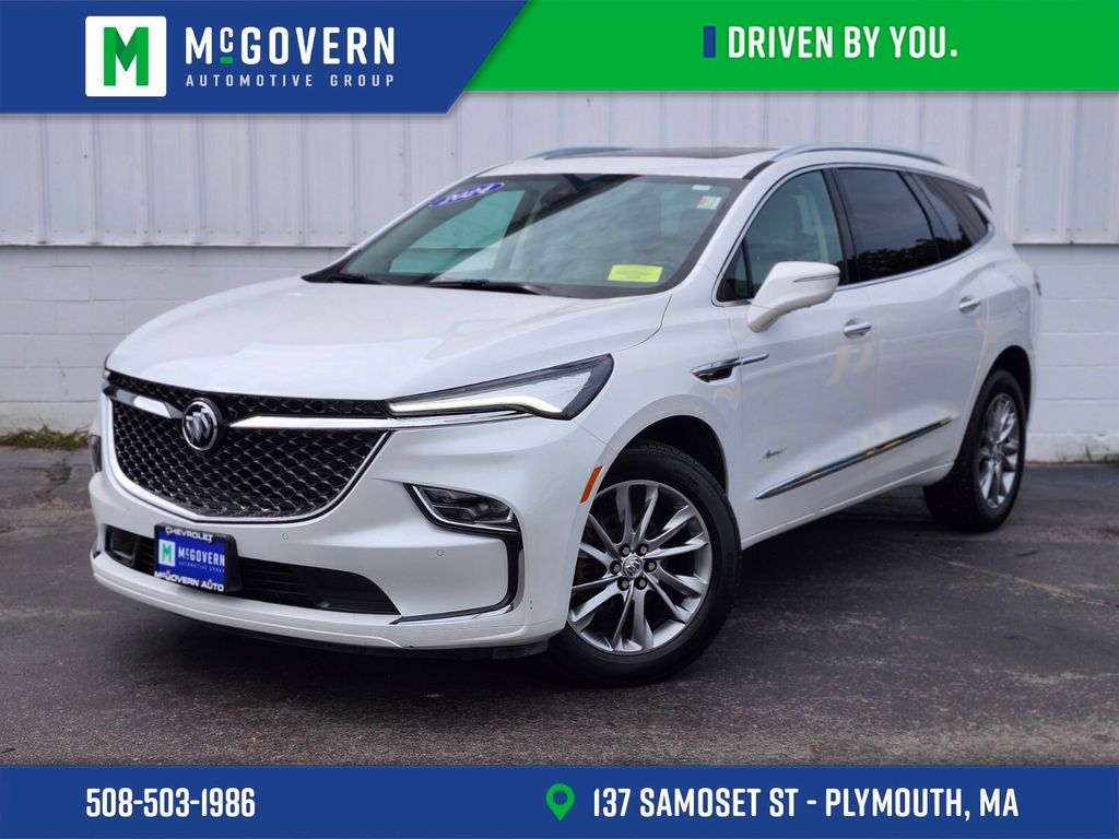 White Frost Tricoat 2024 Buick Enclave SUV / Crossover Four-Wheel Drive 9-Speed Automatic
