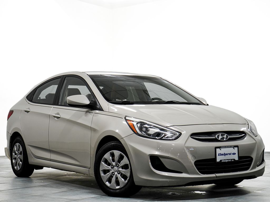 Brown (Beige Metallic) 2016 Hyundai Accent Sedan Front-Wheel Drive 6-Speed Automatic
