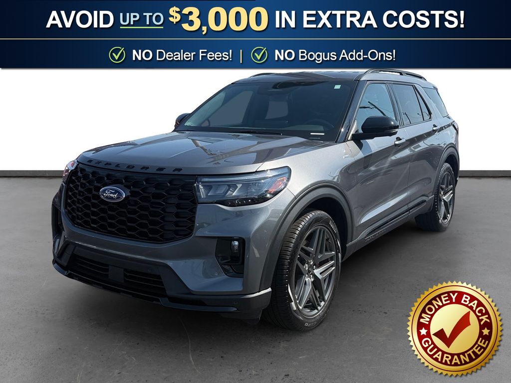 Carbonized Gray Metallic 2025 Ford Explorer SUV / Crossover Rear-Wheel Drive Automatic