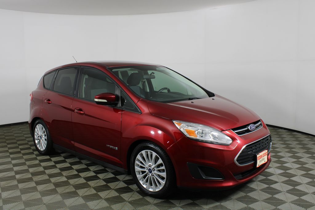 Ruby Red Metallic Tinted Clearcoat 2017 Ford C-Max Hybrid Wagon Front-Wheel Drive Continuously Variable Transmission