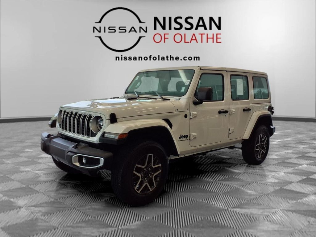 Bright White Clearcoat 2025 Jeep Wrangler SUV / Crossover Four-Wheel Drive 8-Speed Automatic