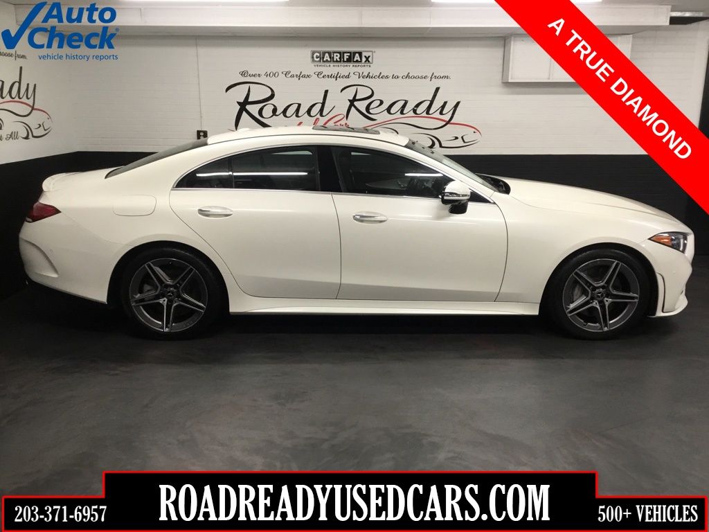 designo Diamond White Bright 2019 Mercedes-Benz CLS Sedan All-Wheel Drive 9-Speed Automatic