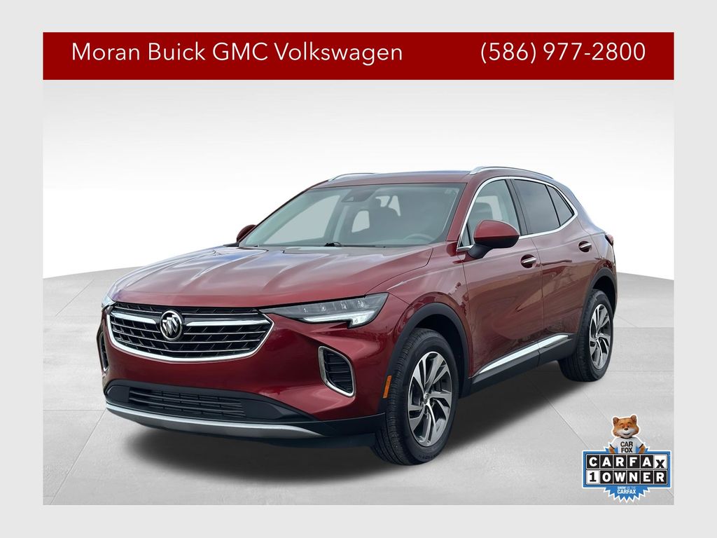 Cinnabar Metallic 2023 Buick Envision Essence AWD SUV / Crossover All-Wheel Drive 9-Speed Automatic