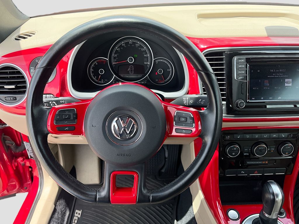 2019 Volkswagen Beetle Convertible 2.0T SE Red at AutoSavvy Houston Southwest