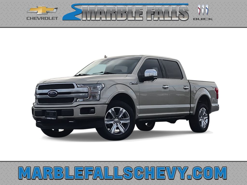White Gold 2018 Ford F-150 Pickup Truck Four-Wheel Drive Automatic