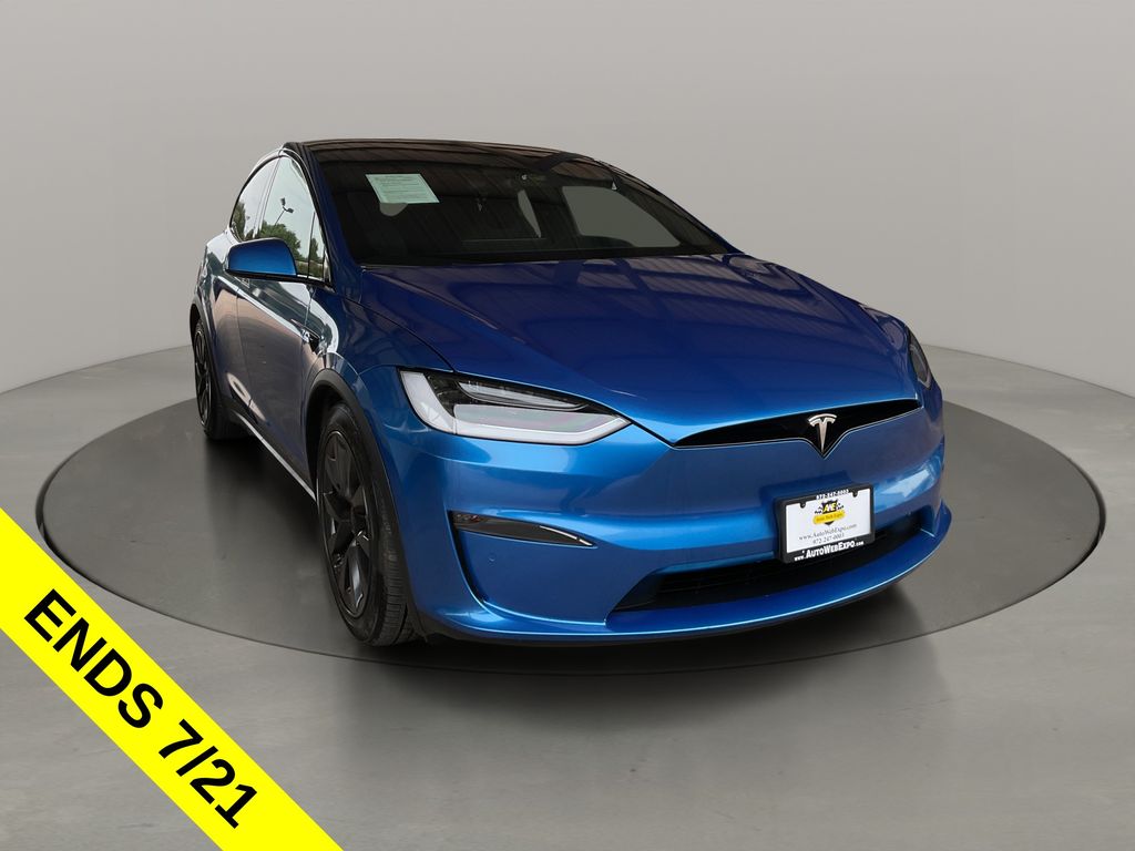 Deep Blue Metallic 2022 Tesla Model X SUV / Crossover All-Wheel Drive 1-Speed Automatic