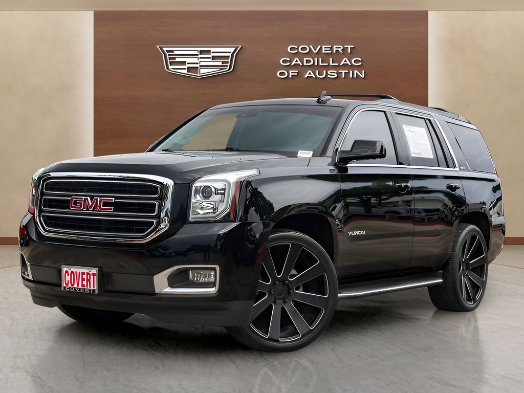Onyx Black 2018 GMC Yukon SLT RWD SUV / Crossover 4X2 6-Speed Automatic Overdrive