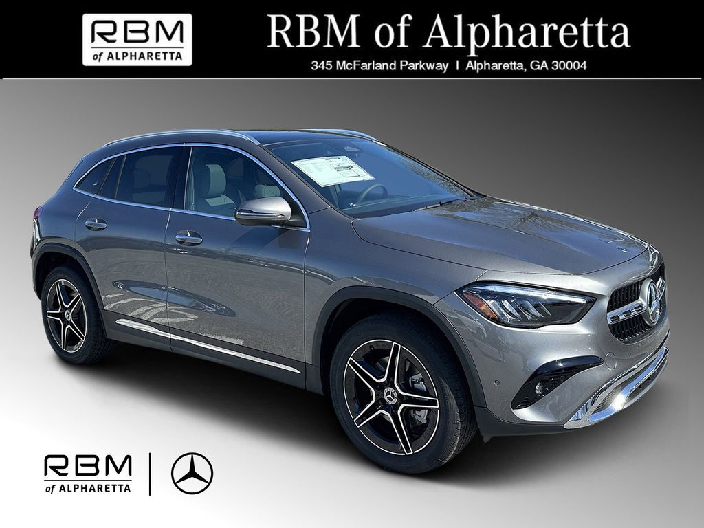 Gray (Mountain Grey Metallic) 2026 Mercedes-Benz GLA 250 4MATIC SUV / Crossover All-Wheel Drive 8-Speed Dual Clutch