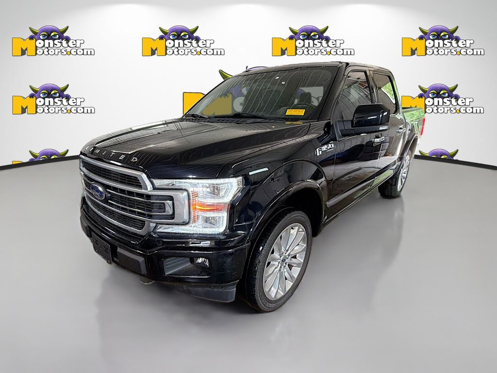 Black 2018 Ford F-150 Pickup Truck Four-Wheel Drive Automatic