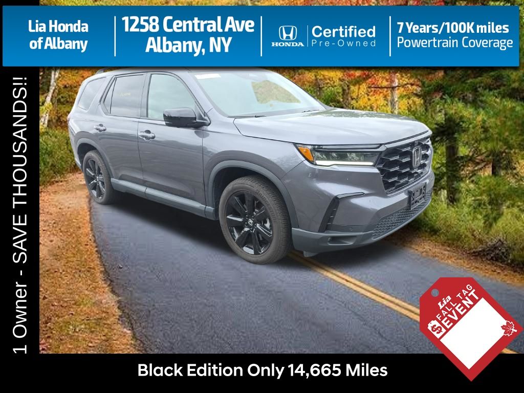Gray (Modern Steel Metallic) 2025 Honda Pilot SUV / Crossover All-Wheel Drive Automatic